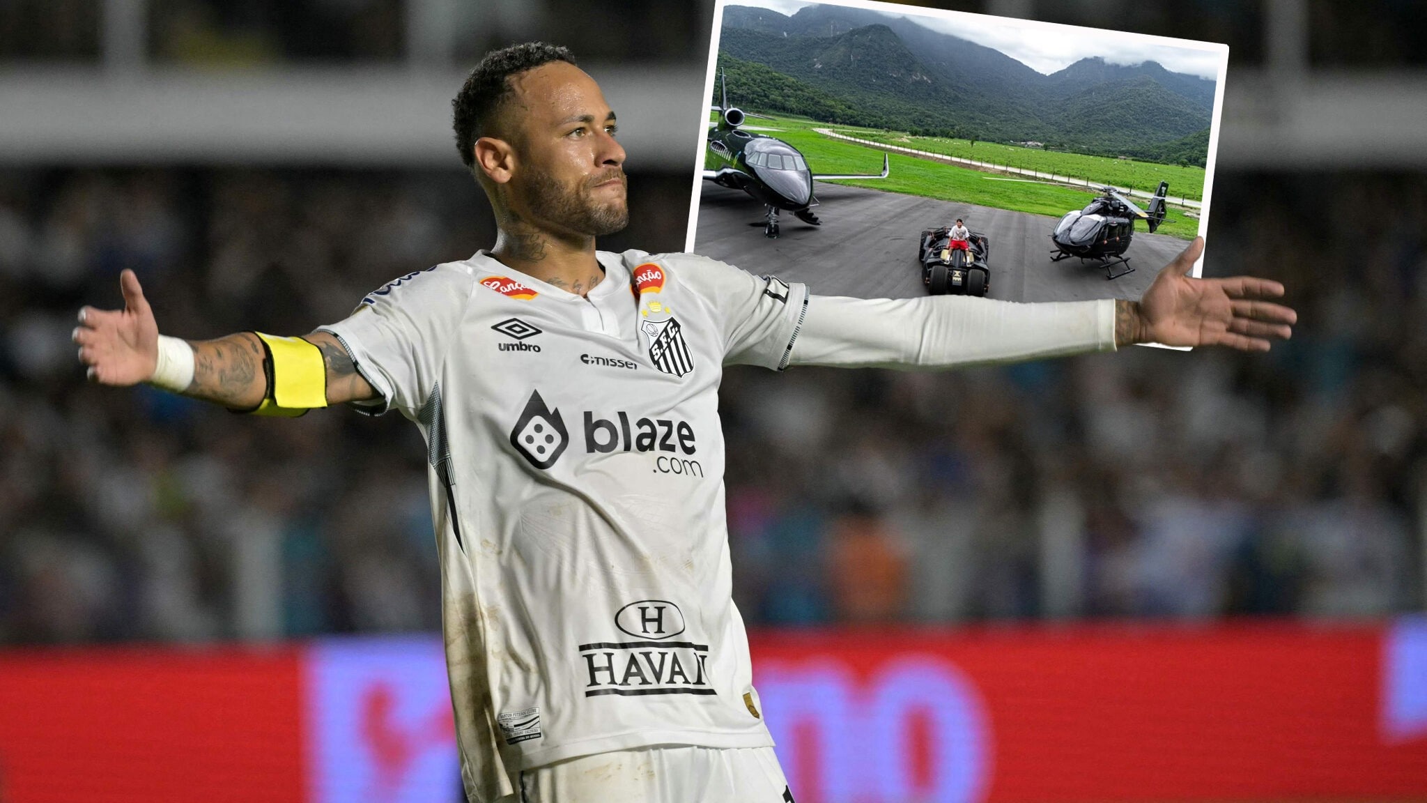 Privatjet, Batmobil... - 50 Mio. Euro! Neymar zeigt seine neuen Spielzeuge