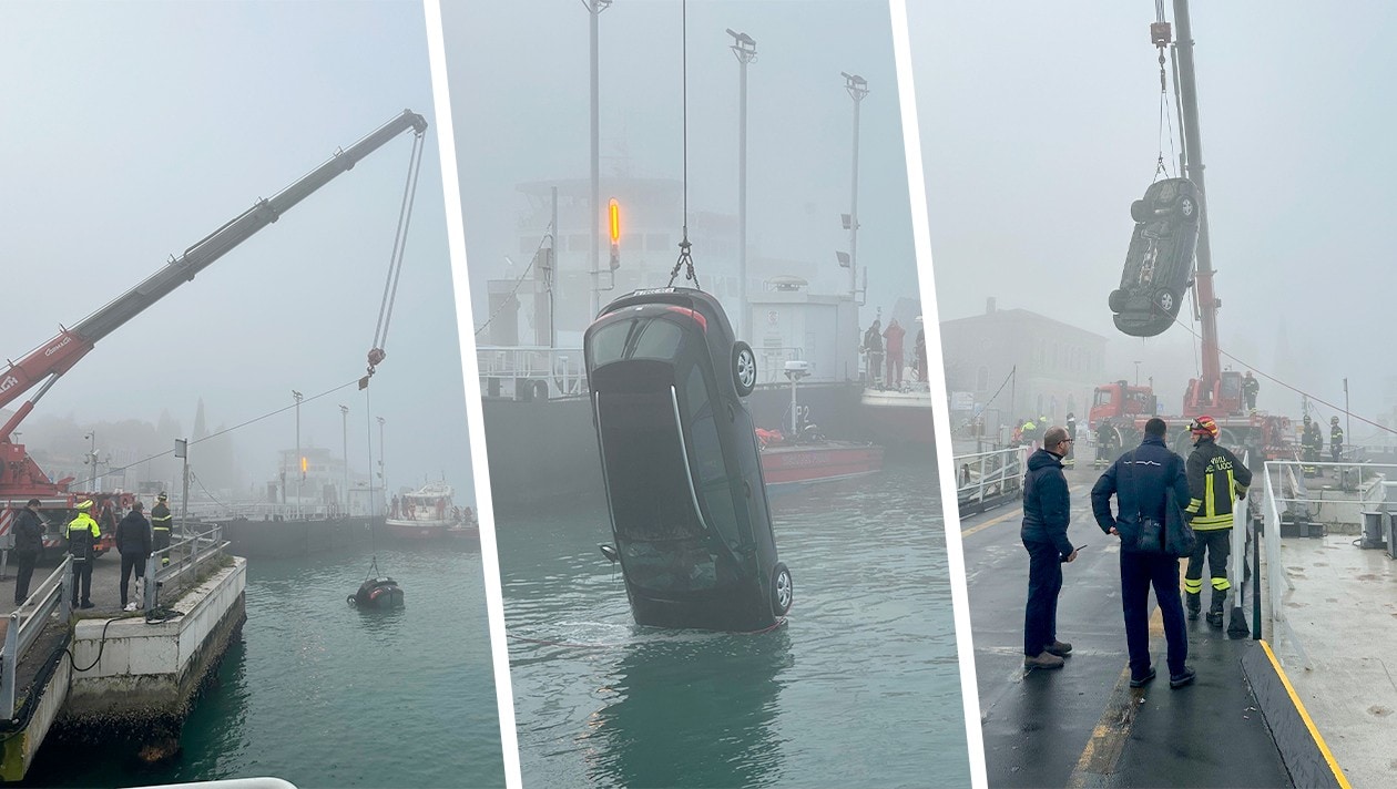 Auch Hund gerettet - Österreicher stürzte in Venedig mit Pkw ins Wasser