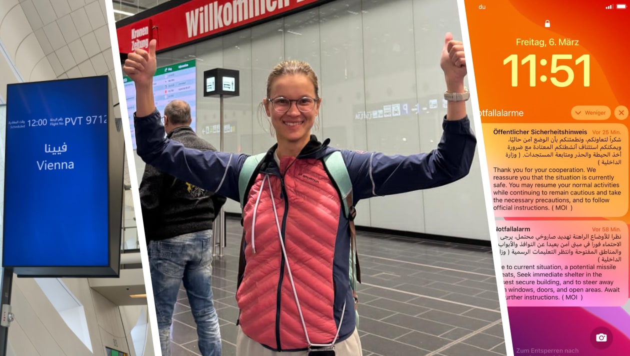 „Unglaublich dankbar“ - Mit dem letzten Flug raus aus dem Kriegsgebiet