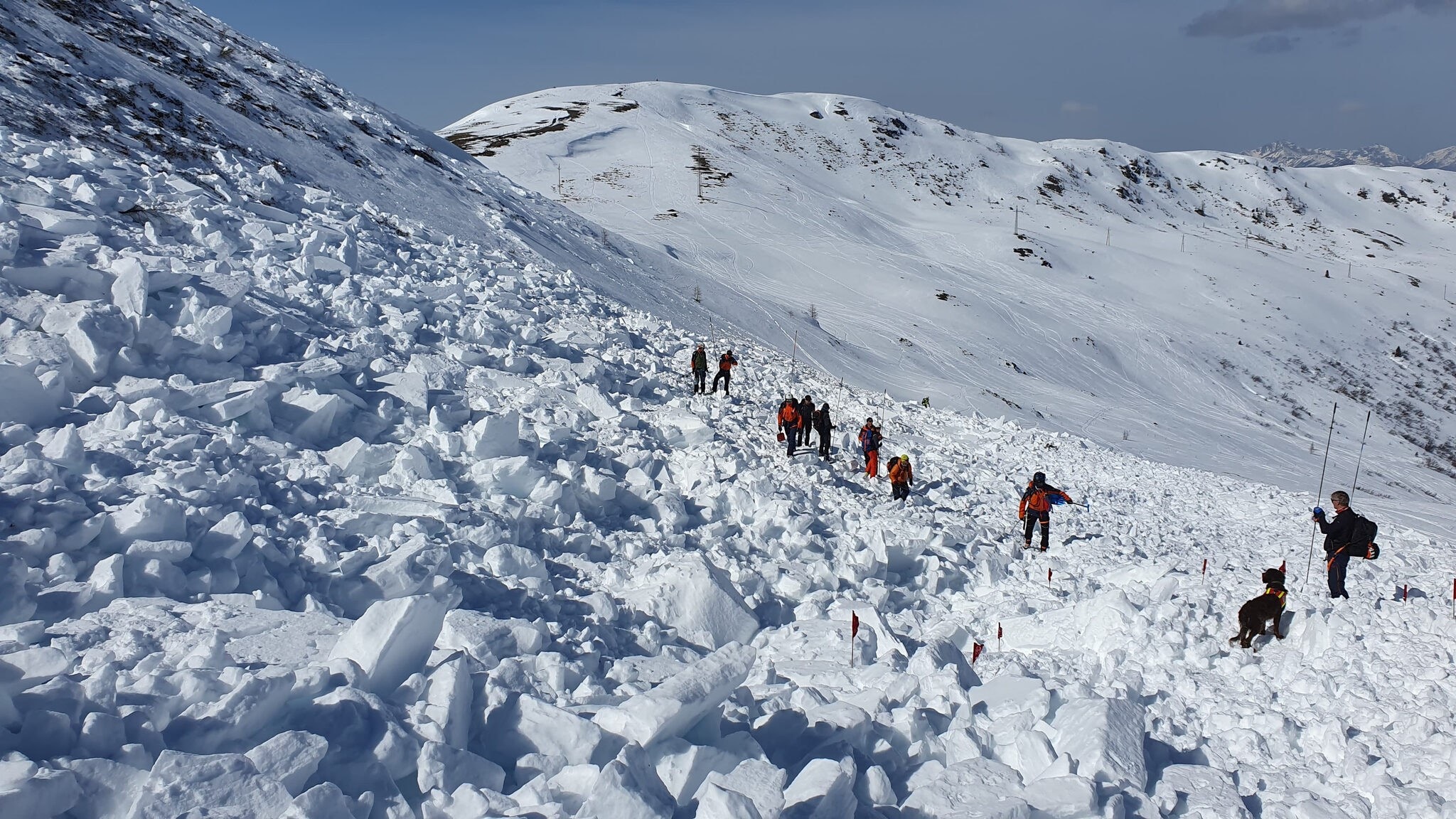„Niemand verschüttet“ - 200-Meter-Lawine ging im Lungau ab: Suchaktion