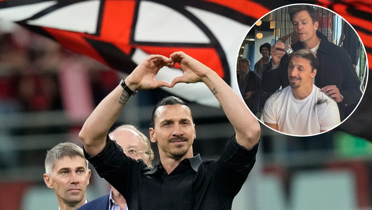 Was war da los?! - „Wette ist Wette!“ Ibrahimovic von US-Star rasiert
