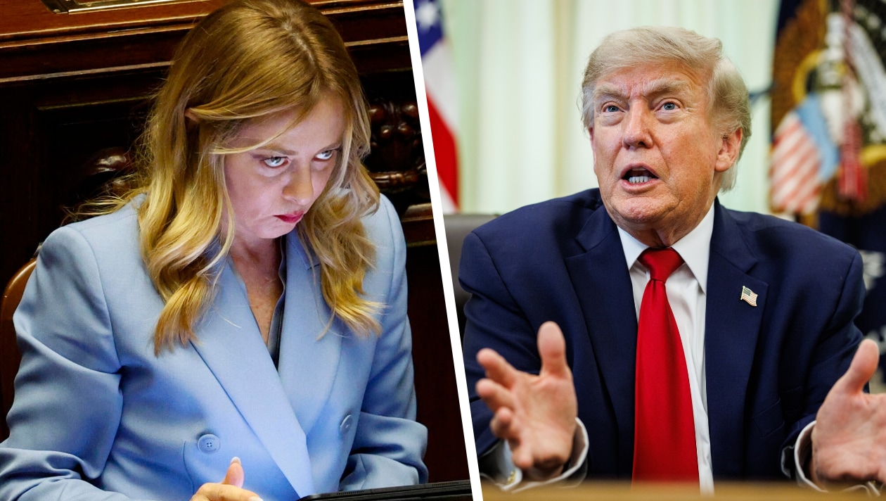 Streit eskaliert - Vor NATO-Gipfel: Trump postet Meloni-Spottbild