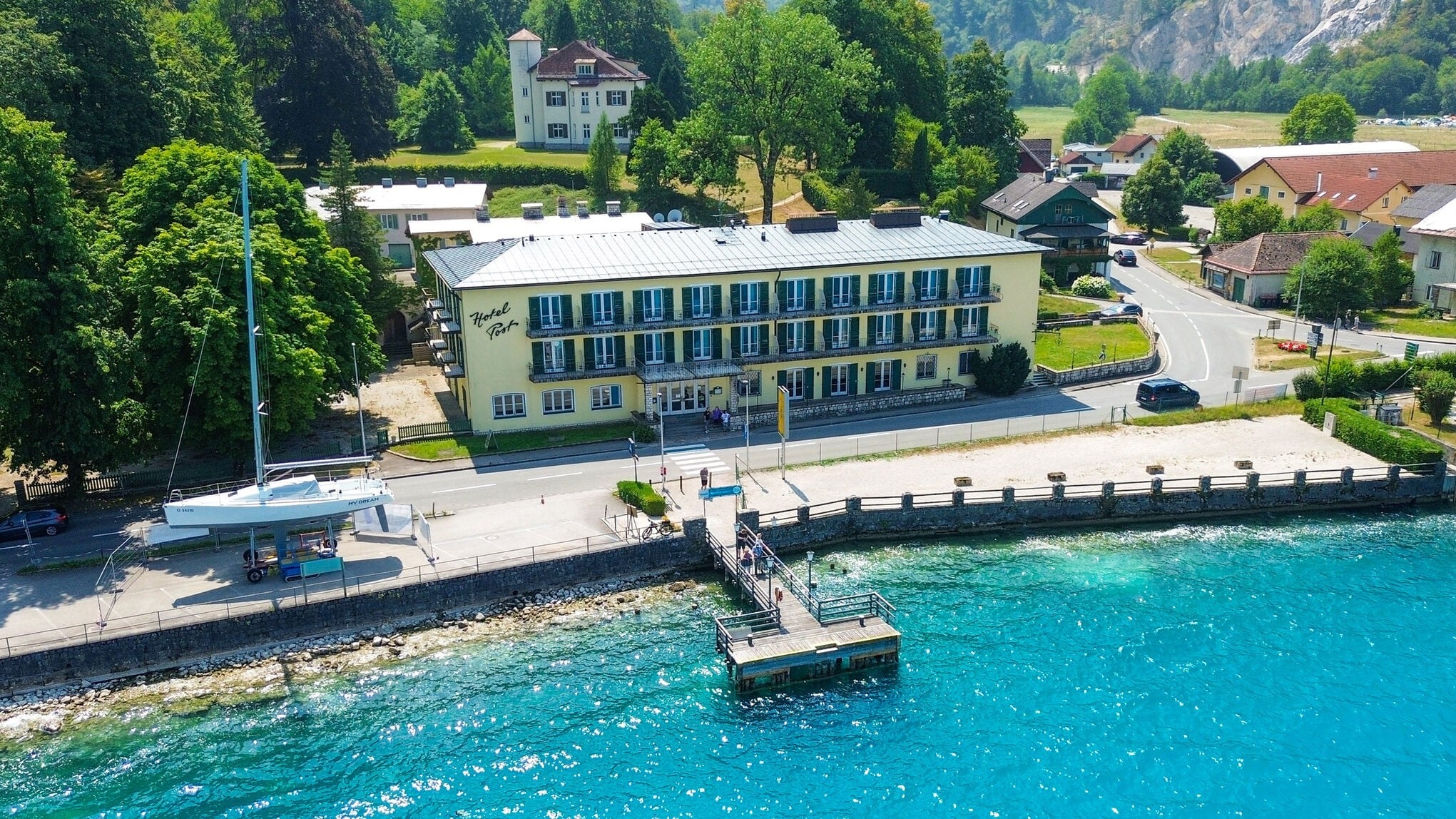 Wegen Umbau zu - Was passiert mit dem berühmten Hotel am See?